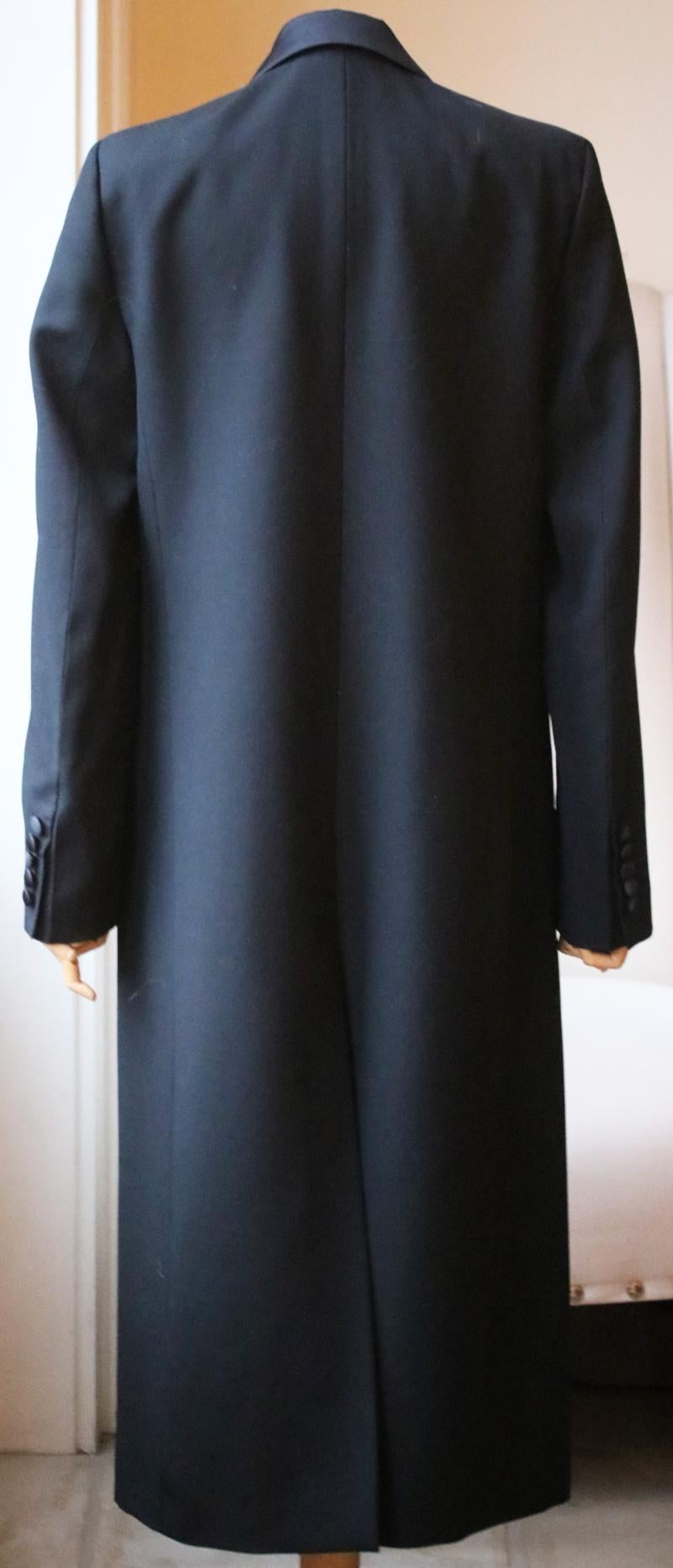 Joseph Jane Wool Grain Tuxedo Coat In Excellent Condition In London, GB