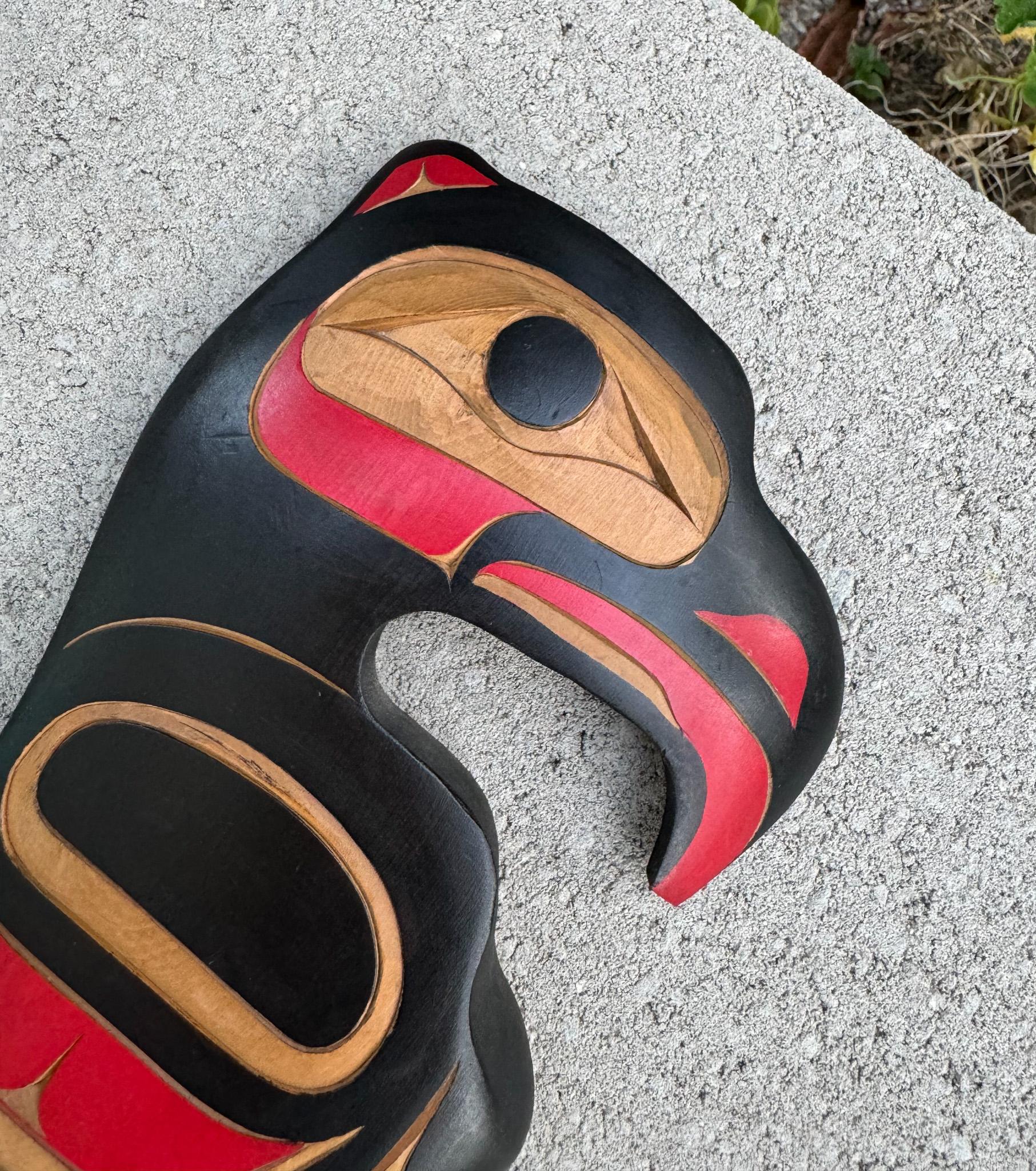 Joseph (Joe) Campbell Thunder Bird Carving, Pacific Northwest, 20th Century For Sale 4