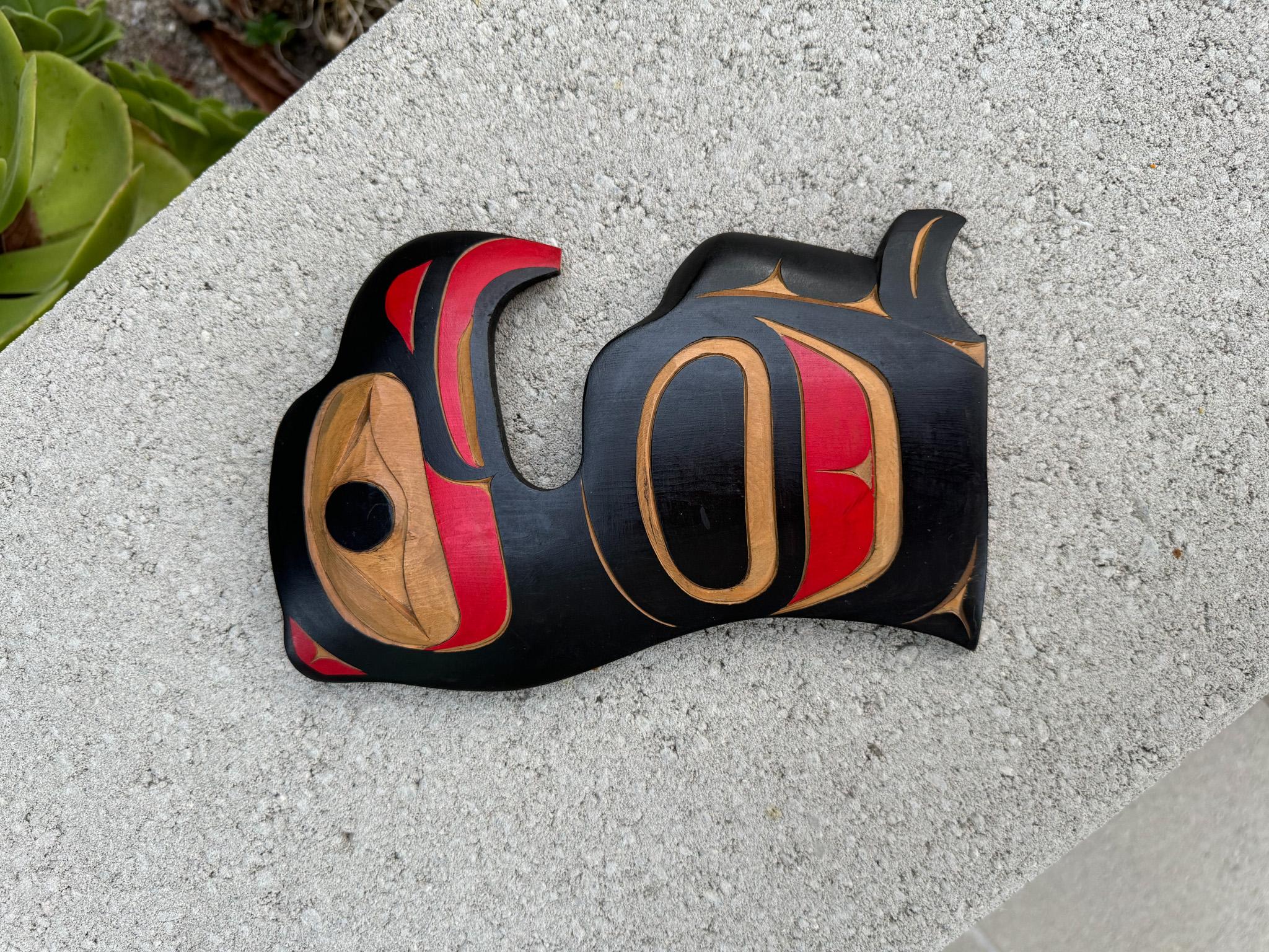 Joseph (Joe) Campbell Thunder Bird Carving, Pacific Northwest, 20th Century For Sale 7