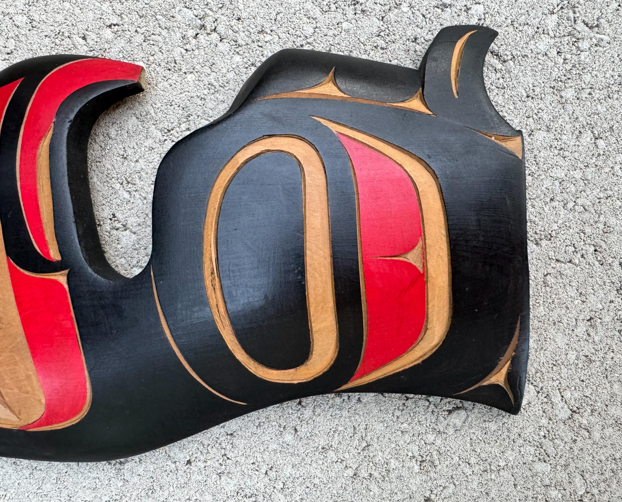 Joseph (Joe) Campbell Thunder Bird Carving, Pacific Northwest, 20th Century For Sale 9