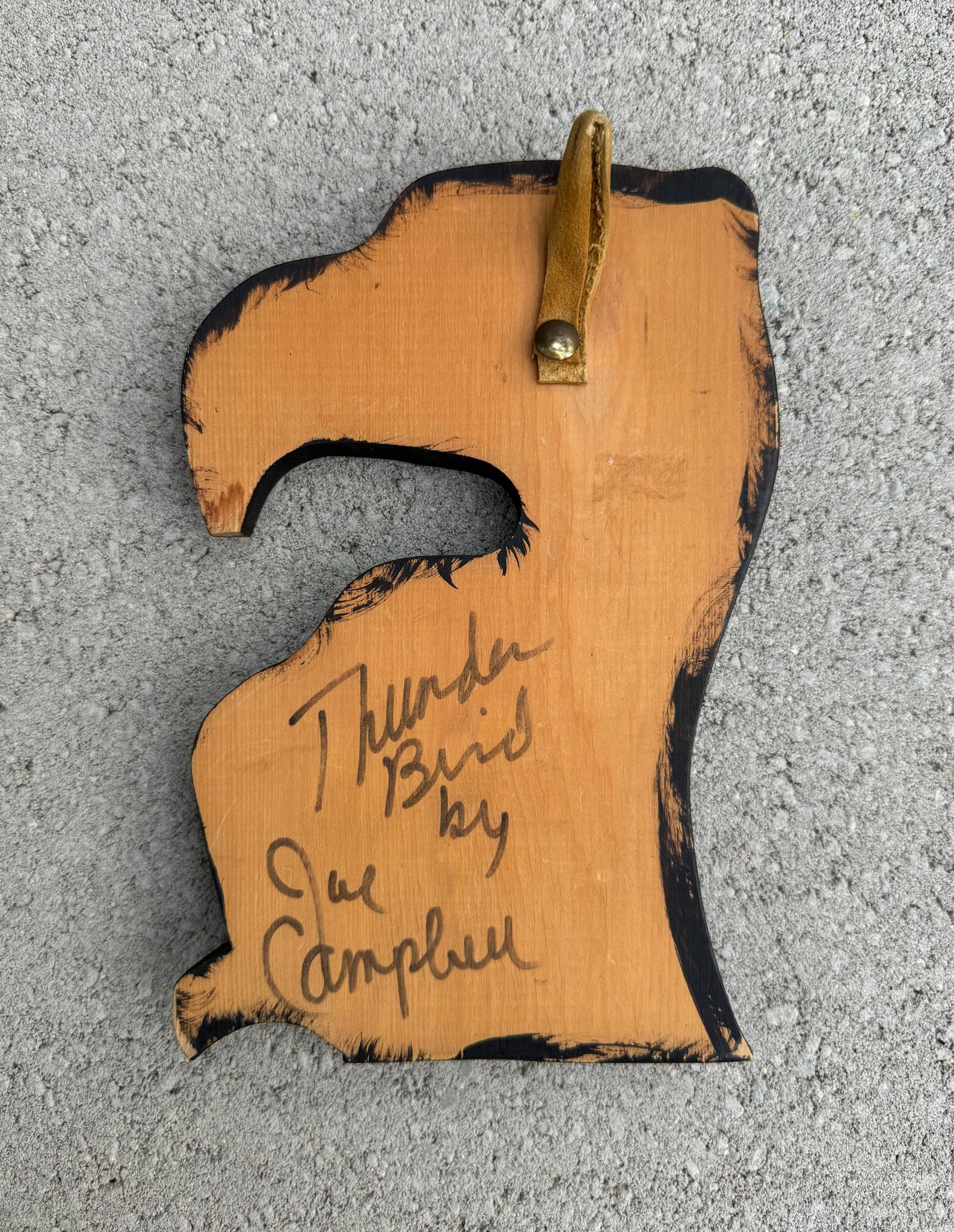 Joseph (Joe) Campbell Thunder Bird Carving, Pacific Northwest, 20th Century For Sale 1