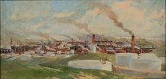 Standard Oil Refineries, Richmond, 1922 by Joseph Costanzo