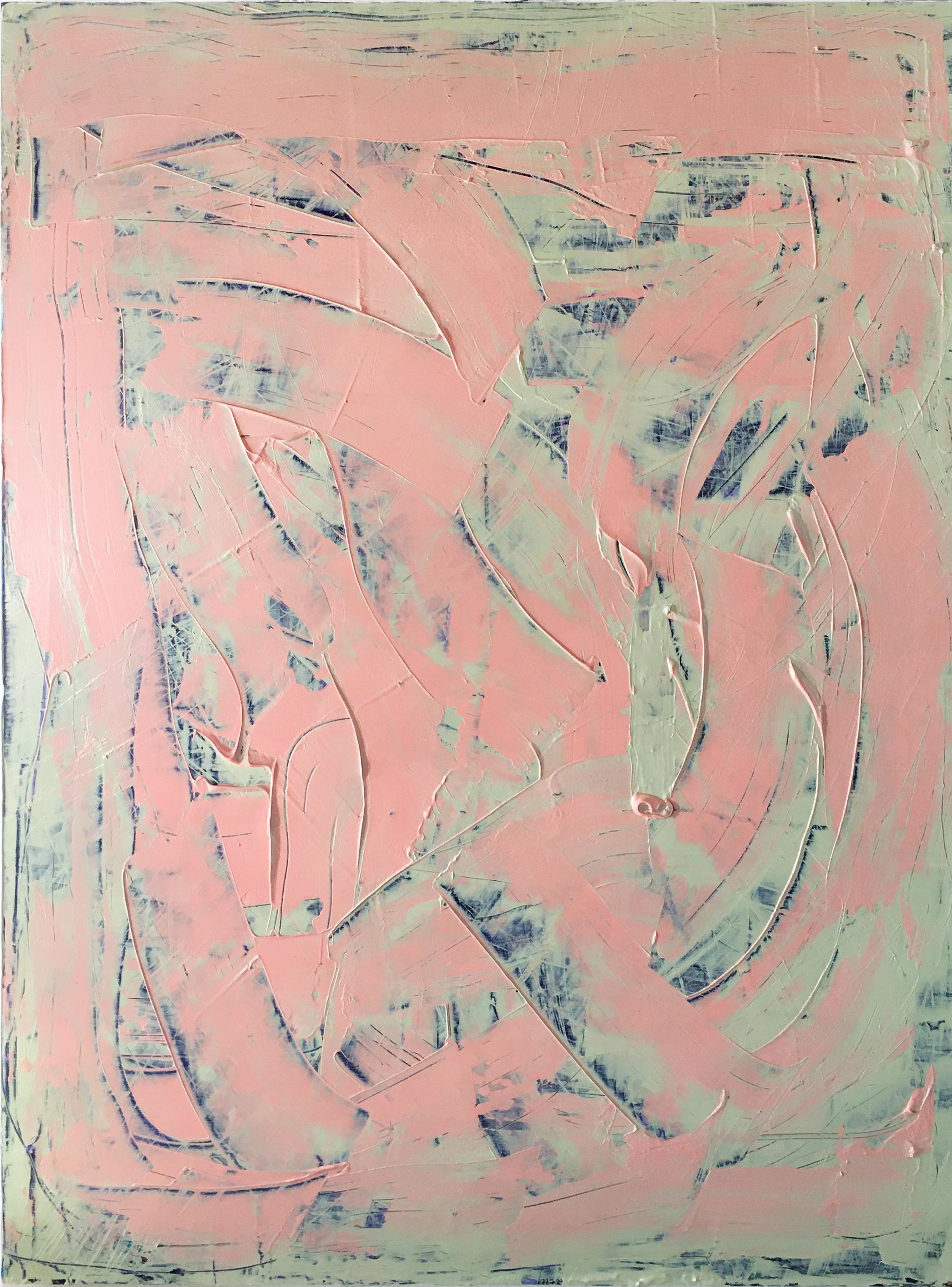 Joseph Justus Abstract Painting - Spring Bloom - Acrylic on Panel Abstract Expressionism, 2023
