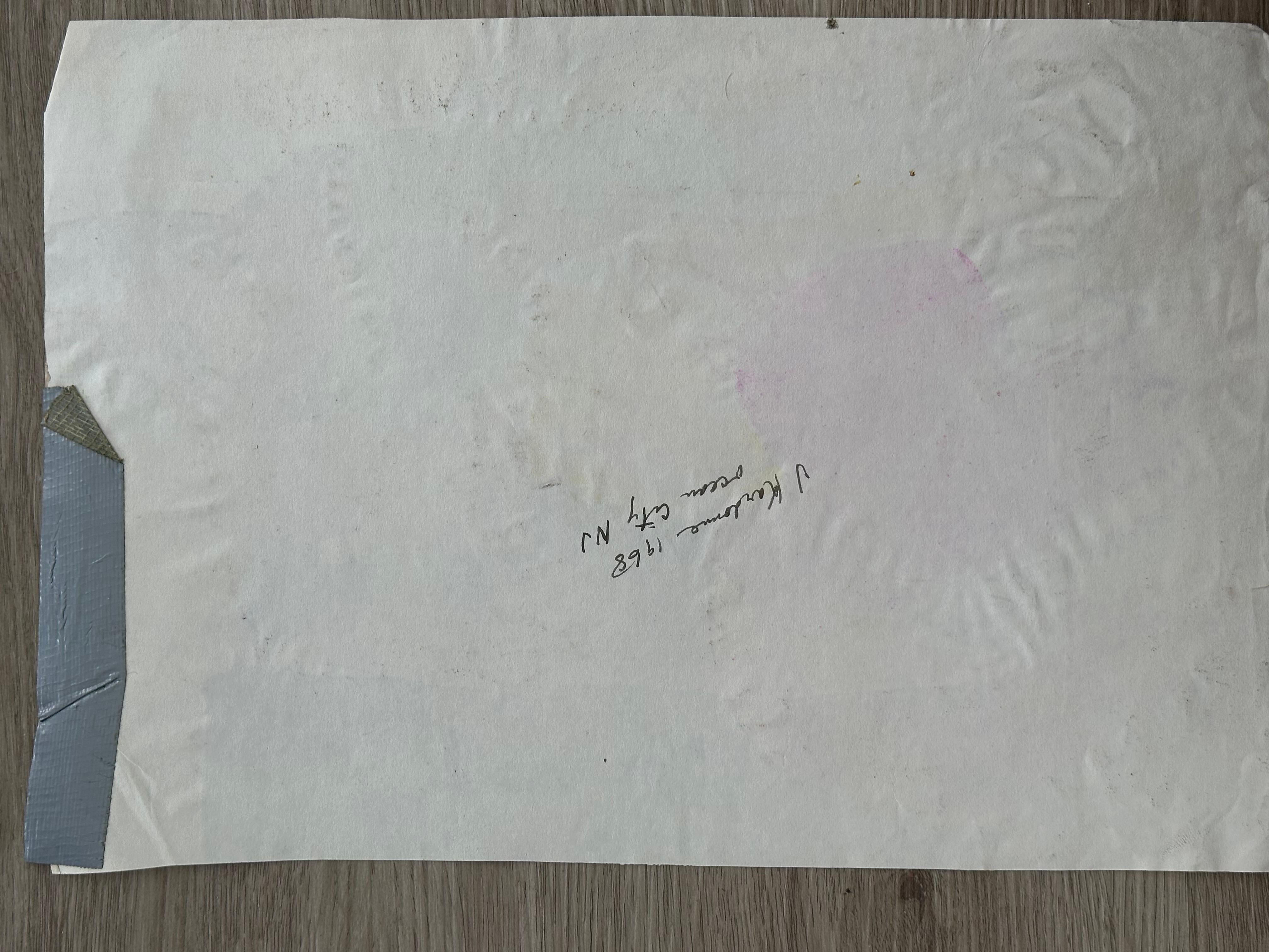 Joseph Kardonne (1911-1985). Nude Woman, 1968, 10 x 14 inches. Watercolor on paper, sheet measures  inches.  Signed, dated and titled lower right. Excellent condition.

Born in Newark, New Jersey in 1911, Joe Kardonne first showed an interest in art