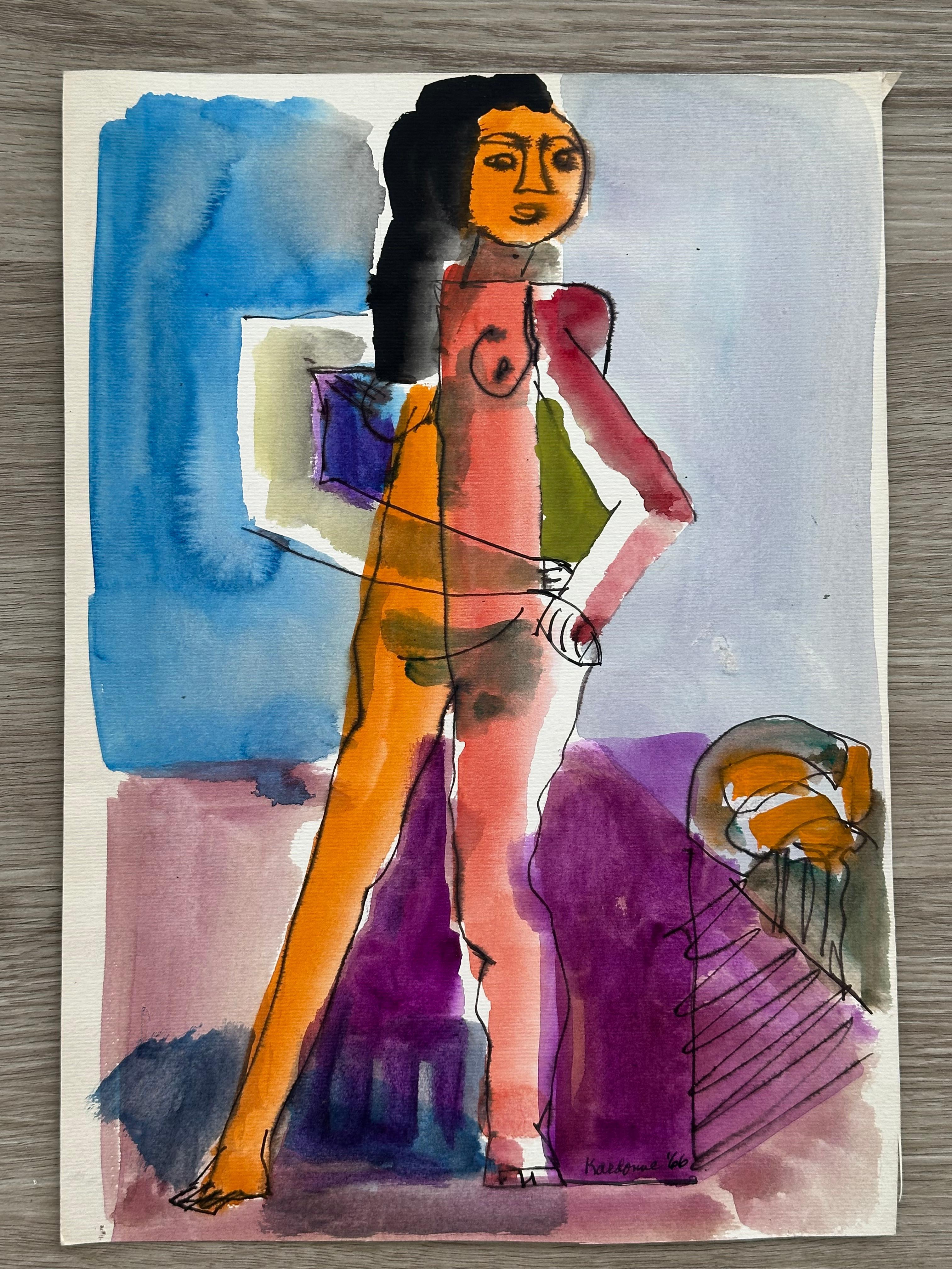 Cubista Mujer Desnuda