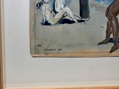 Male Figure at Beach