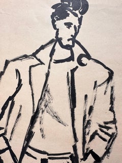 Ritratto di uomo in trench