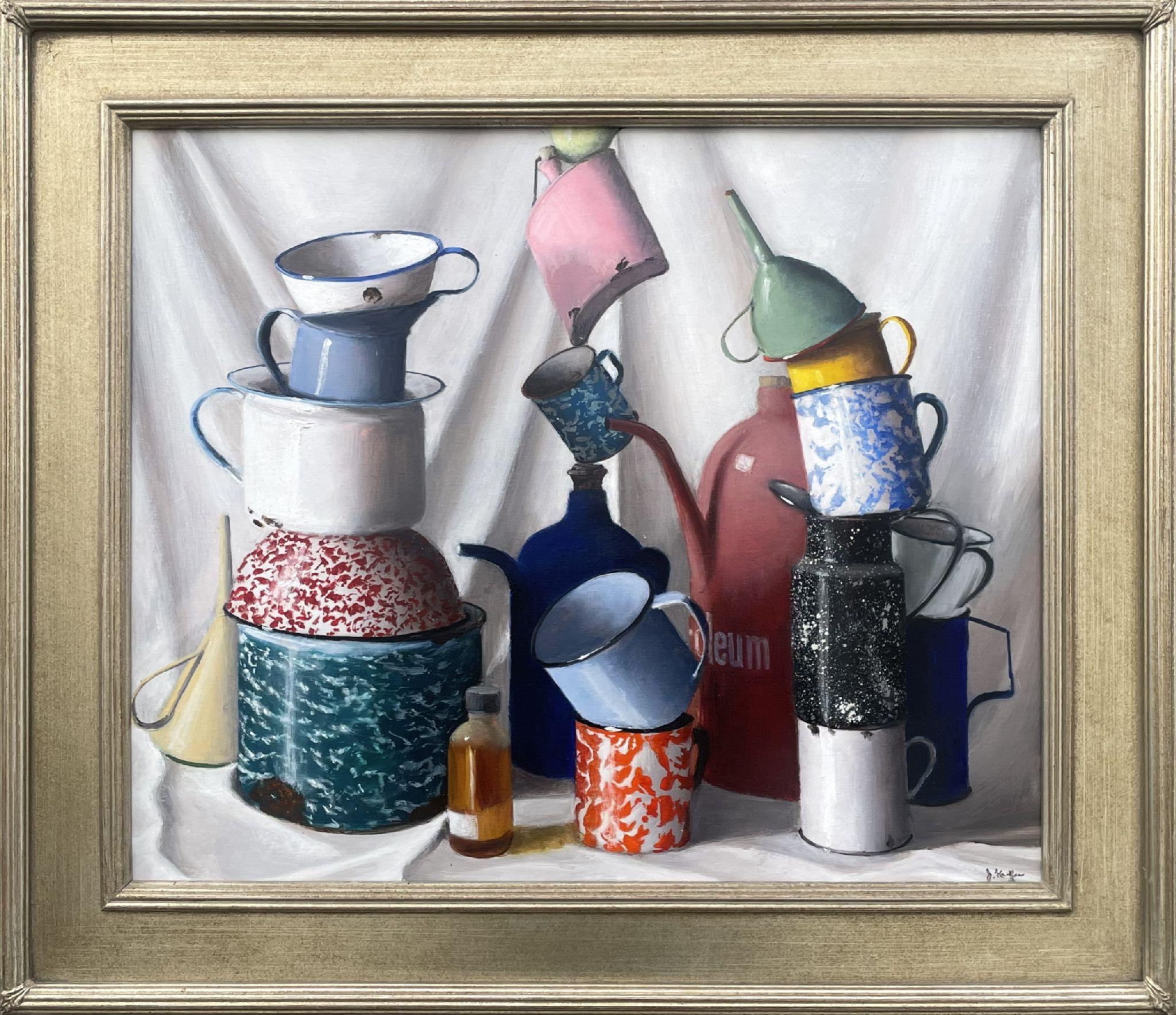 Chattering Tipsies - Painting by Joseph Keiffer