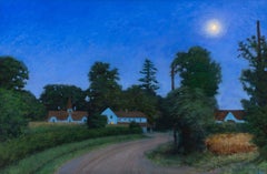 Joseph Keiffer "Moonrise, Early Summer" Acrylic