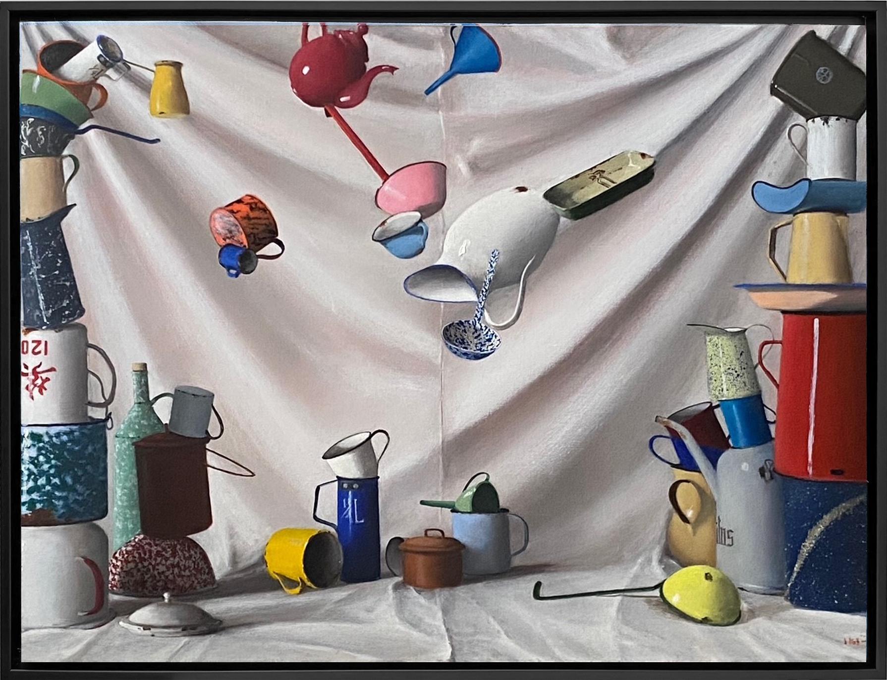 Diluvio di mancia - Painting di Joseph Keiffer