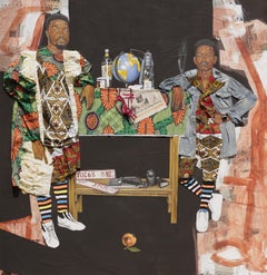 Well! Do I Know?  (Mixed Media and Collage on Canvas)
