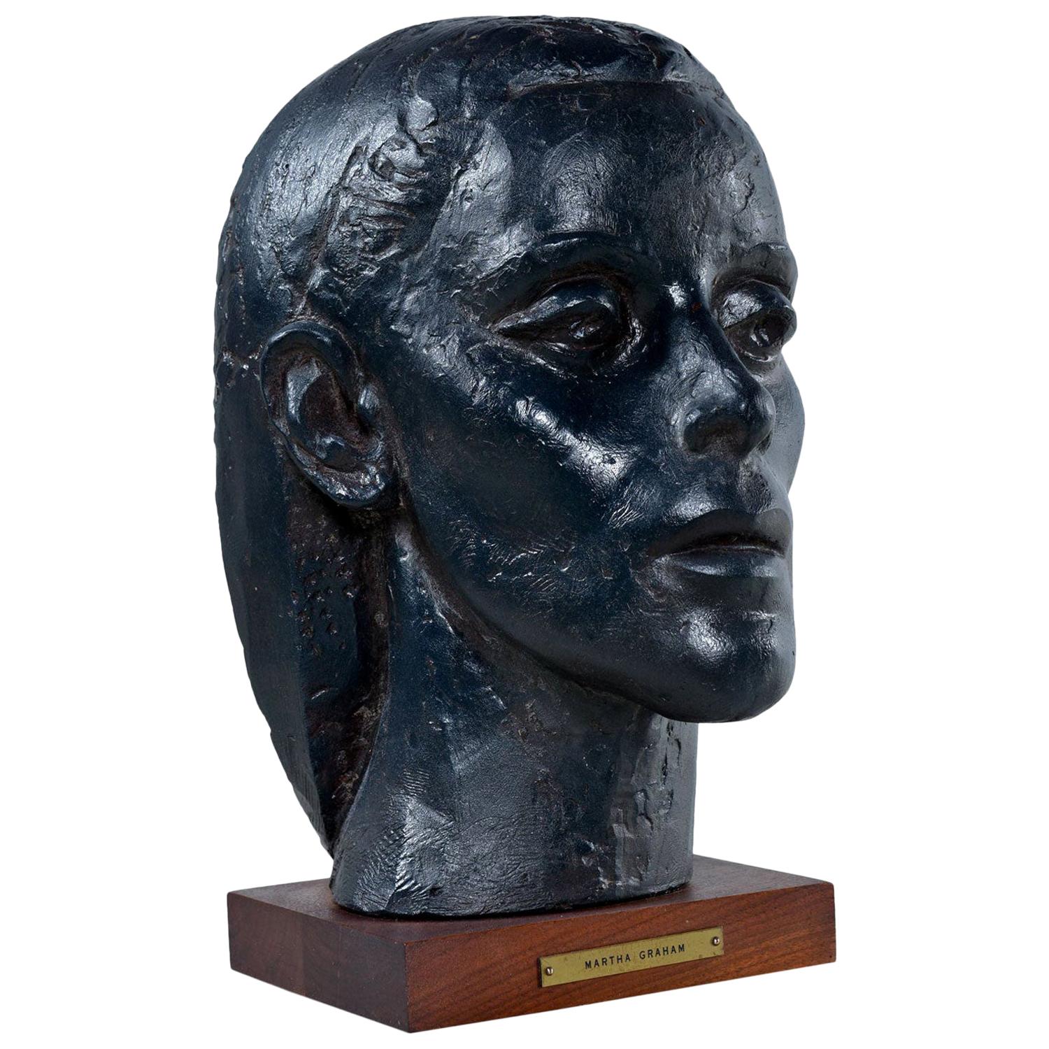 Joseph Konzal Bust of Martha Graham For Sale