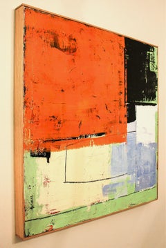 FACTORY TOWN, Painting, Acrylic on Canvas