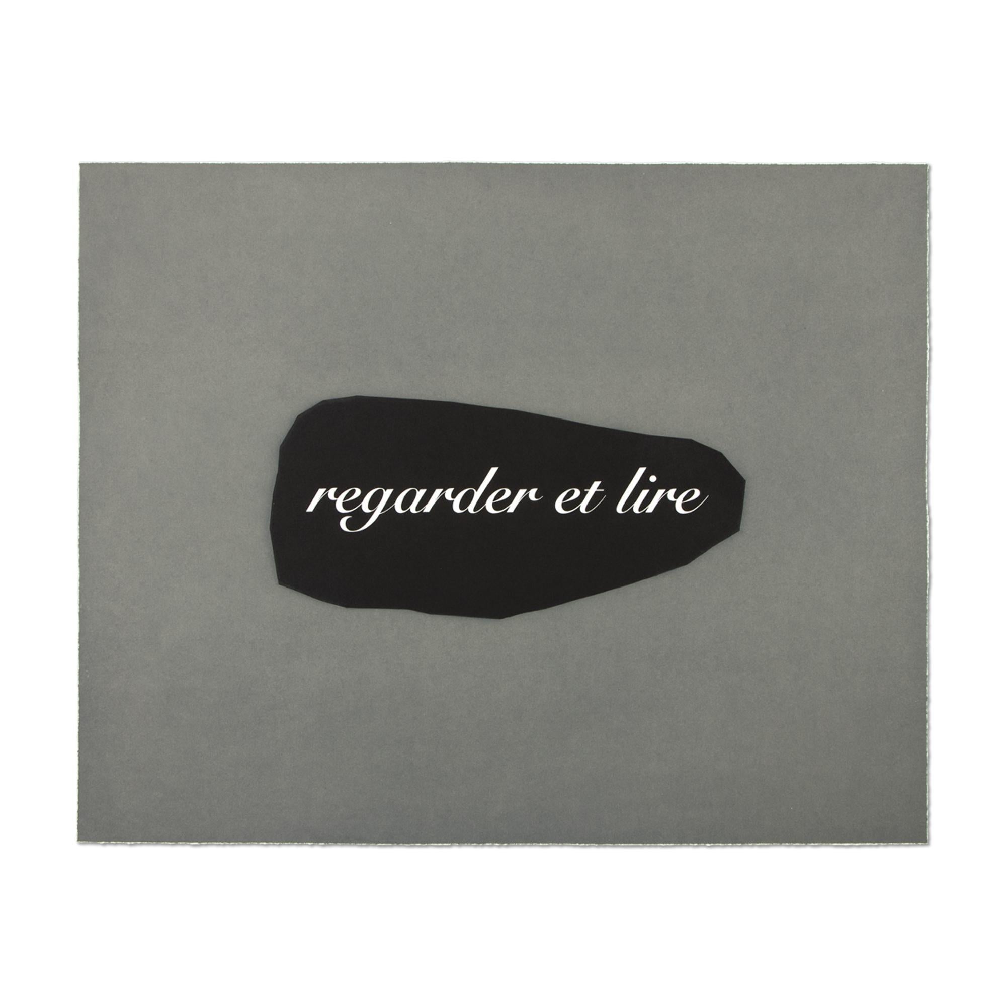Joseph Kosuth, L’Essence de la rhétorique est dans l’allégorie IV - Signed Print 2