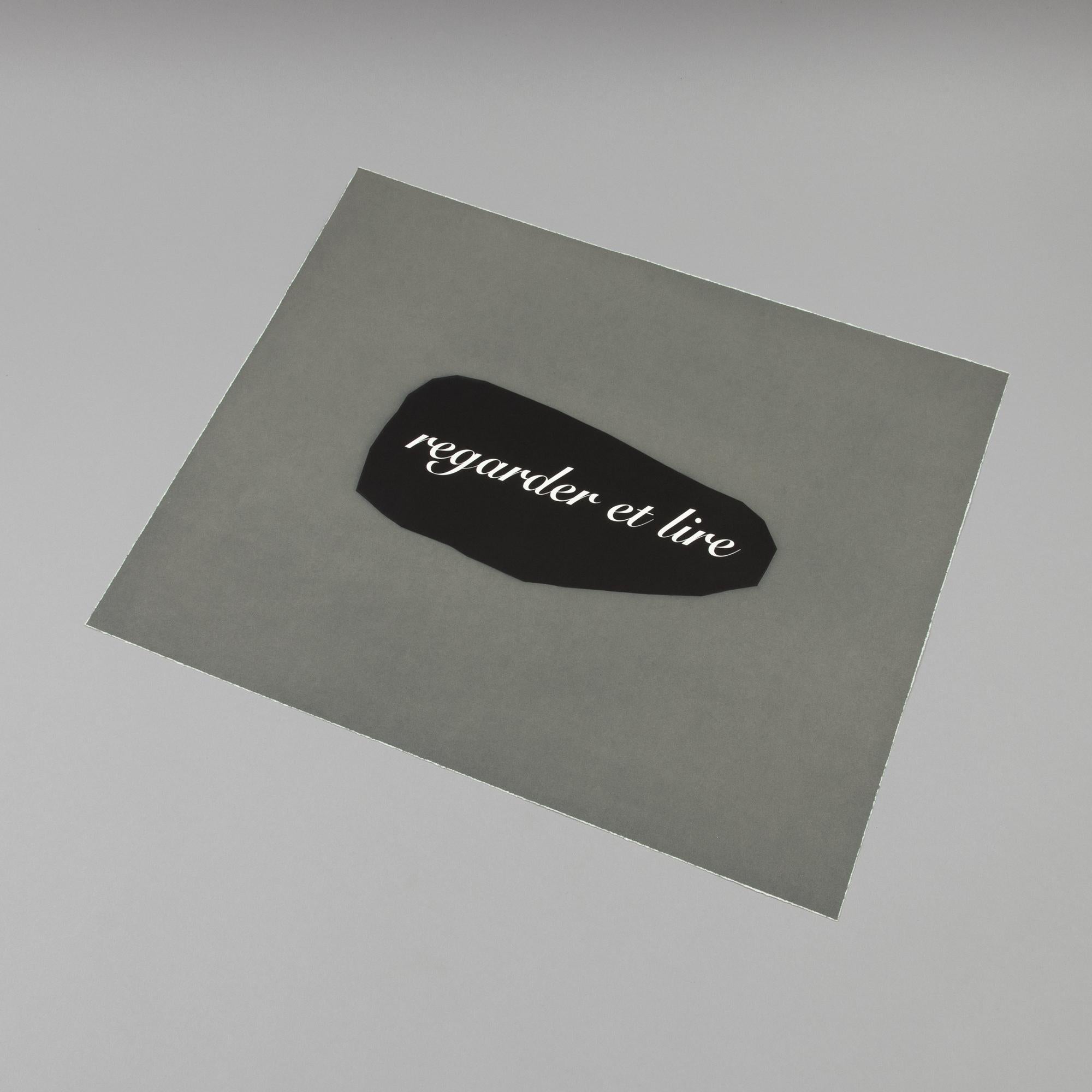 Joseph Kosuth, L'Essence de la rhétorique est dans l'allégorie IV - Signierter Druck im Angebot 6