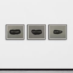 Joseph Kosuth, L'Essence de la rhétorique est dans l'allégorie IV - Stampa firmata