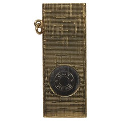 Joseph Kutchinsky 9ct Yellow Gold & Steel Cigar Cutter Hallmarked London 1966
