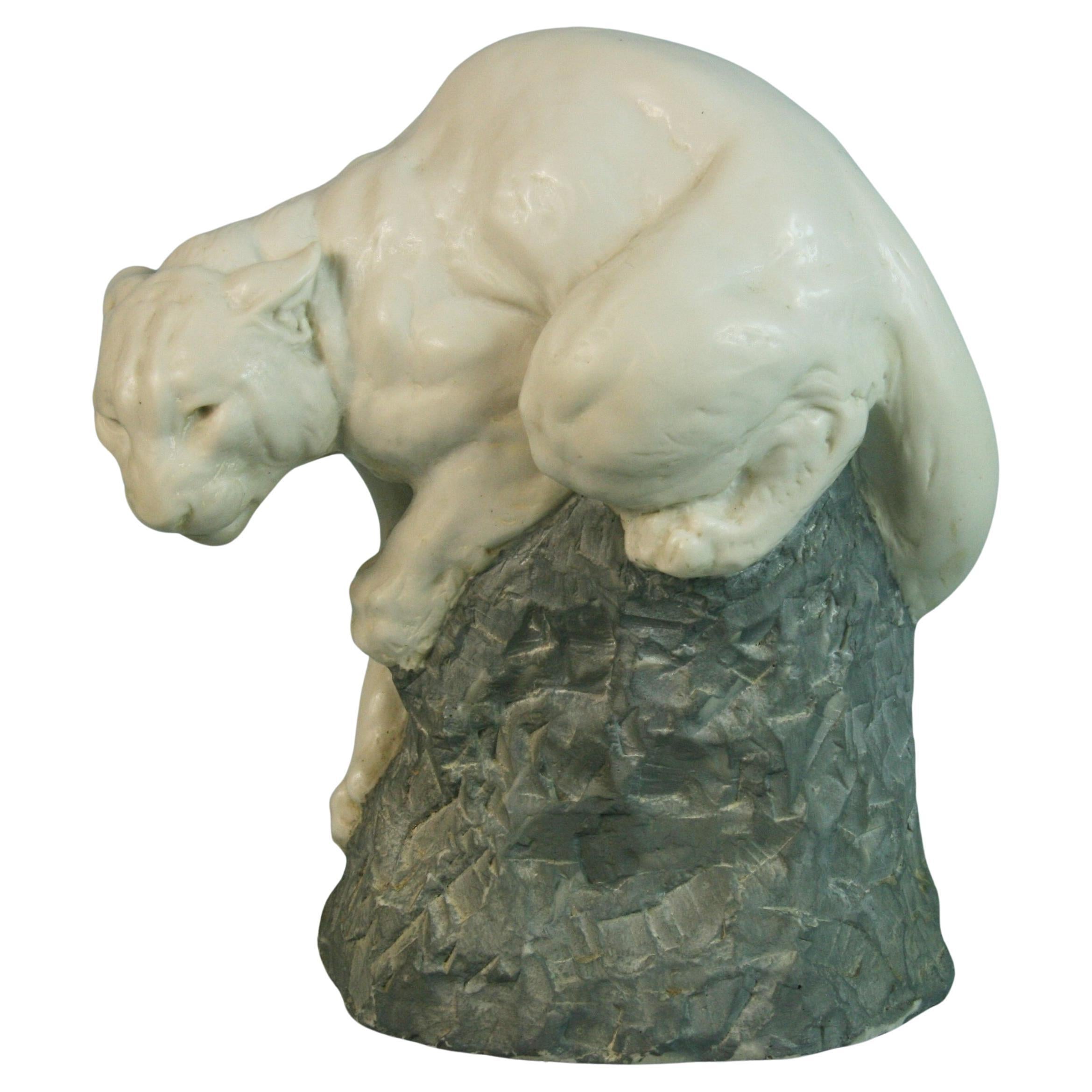 Joseph L. Boulton Escultura de piedra del León de las Montañas Blancas
