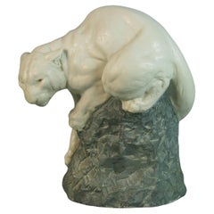 Joseph L. Boulton Escultura de piedra del León de las Montañas Blancas