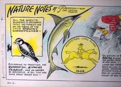 "Nature Notes" 1982 Cartoon Artwork by Joseph L. Parrish Chicago Tribune