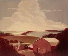 Vintage Untitled (Farm Scene)