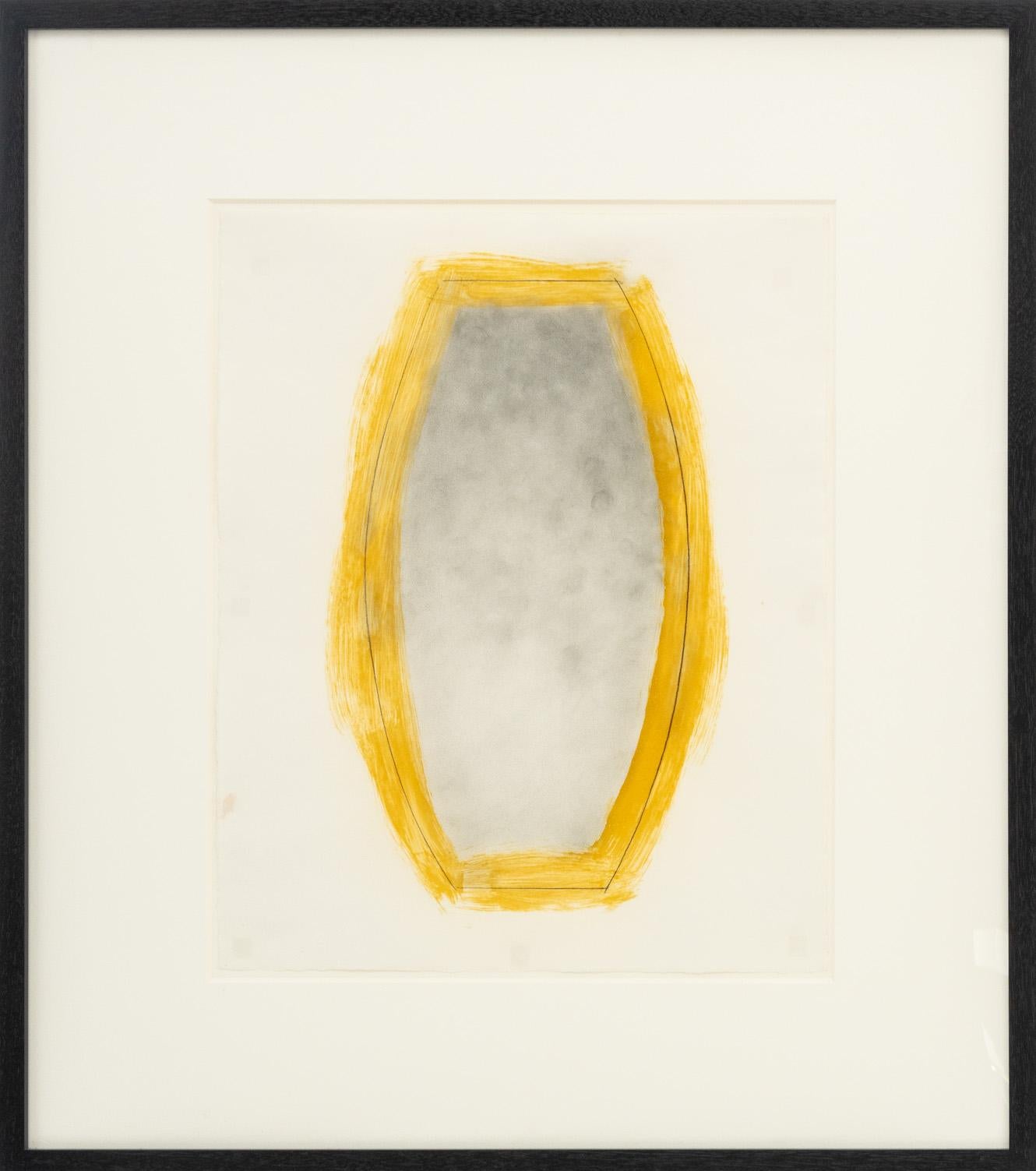 Joseph Lawrence Gardella Abstract Print - Untitled (Geometric Composition),  Abstract Mixed Media on Paper