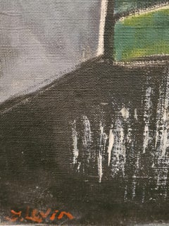 Sur-Consciencilisme, Centrifuge, large abstract impressionist painting on canvas