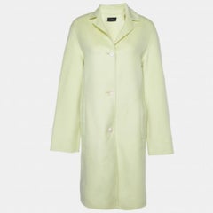 Joseph Cappotto corto Caia in lana e seta giallo lime XS