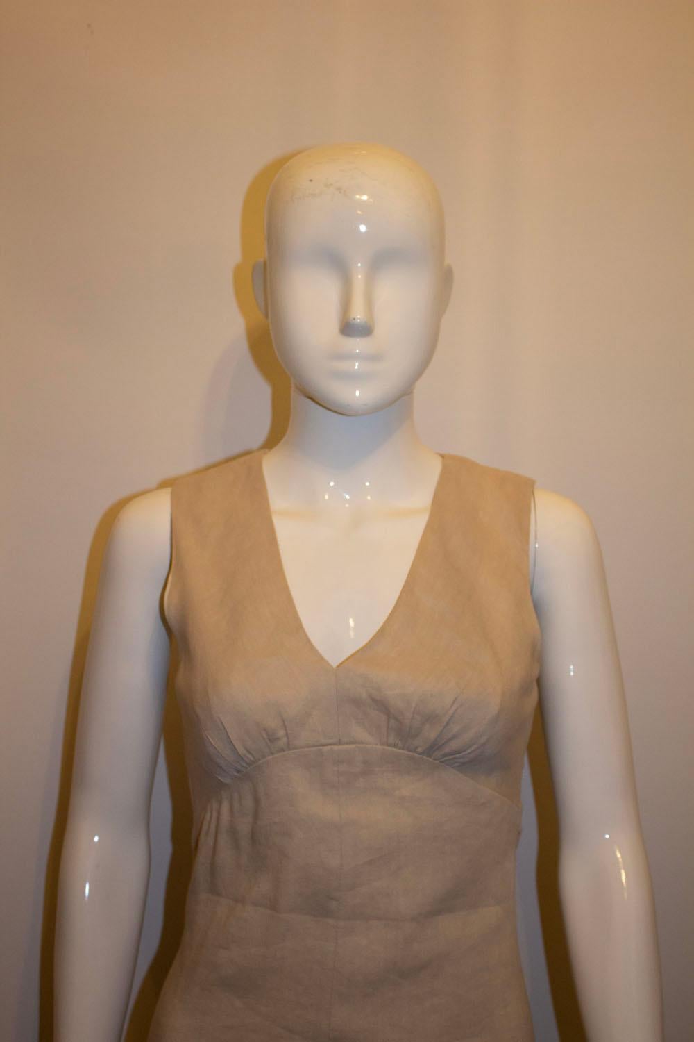 Women's Joseph Linen Shift Dress For Sale