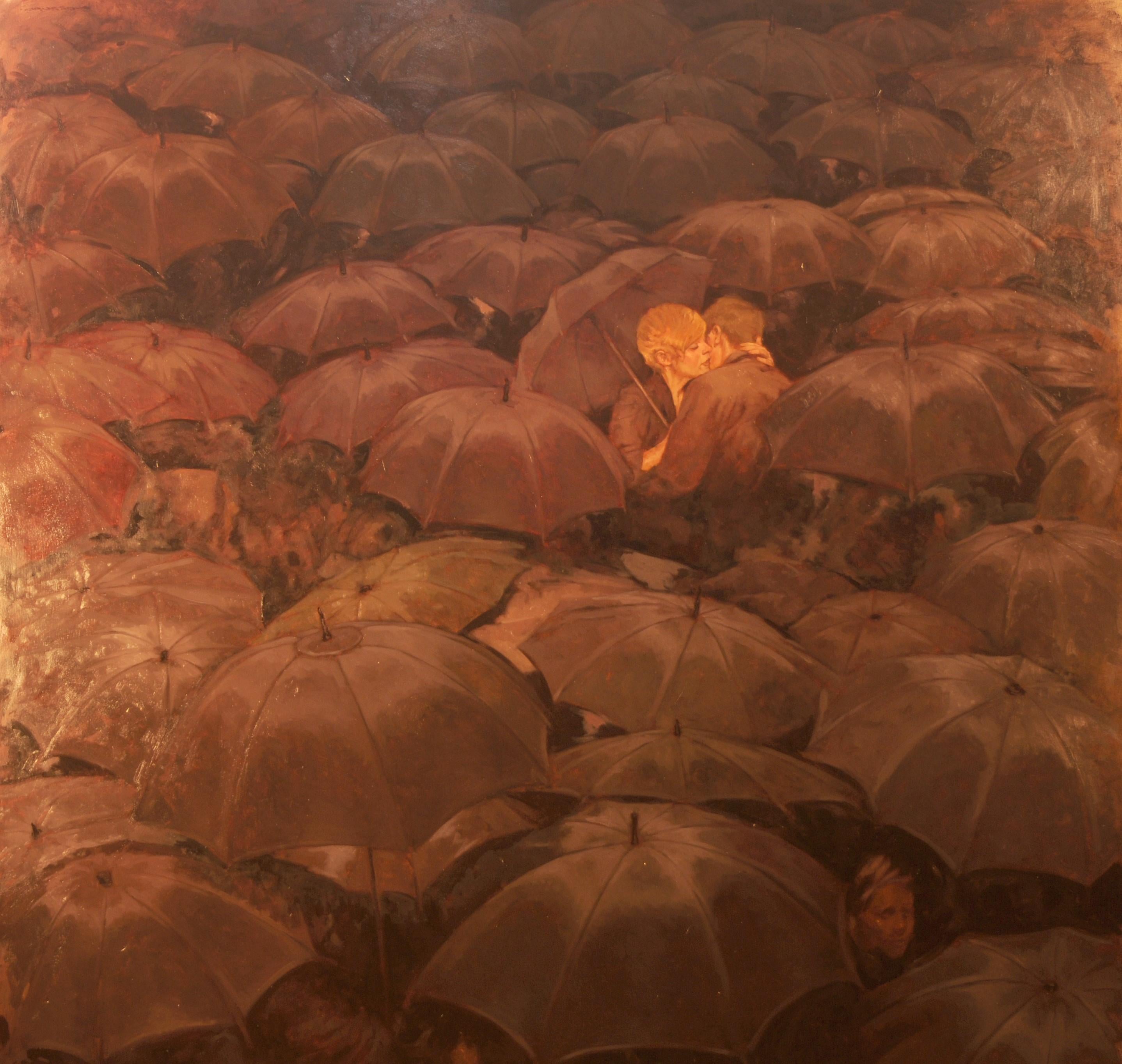 Joseph Lorusso Figurative Painting - "Chance of Rain"