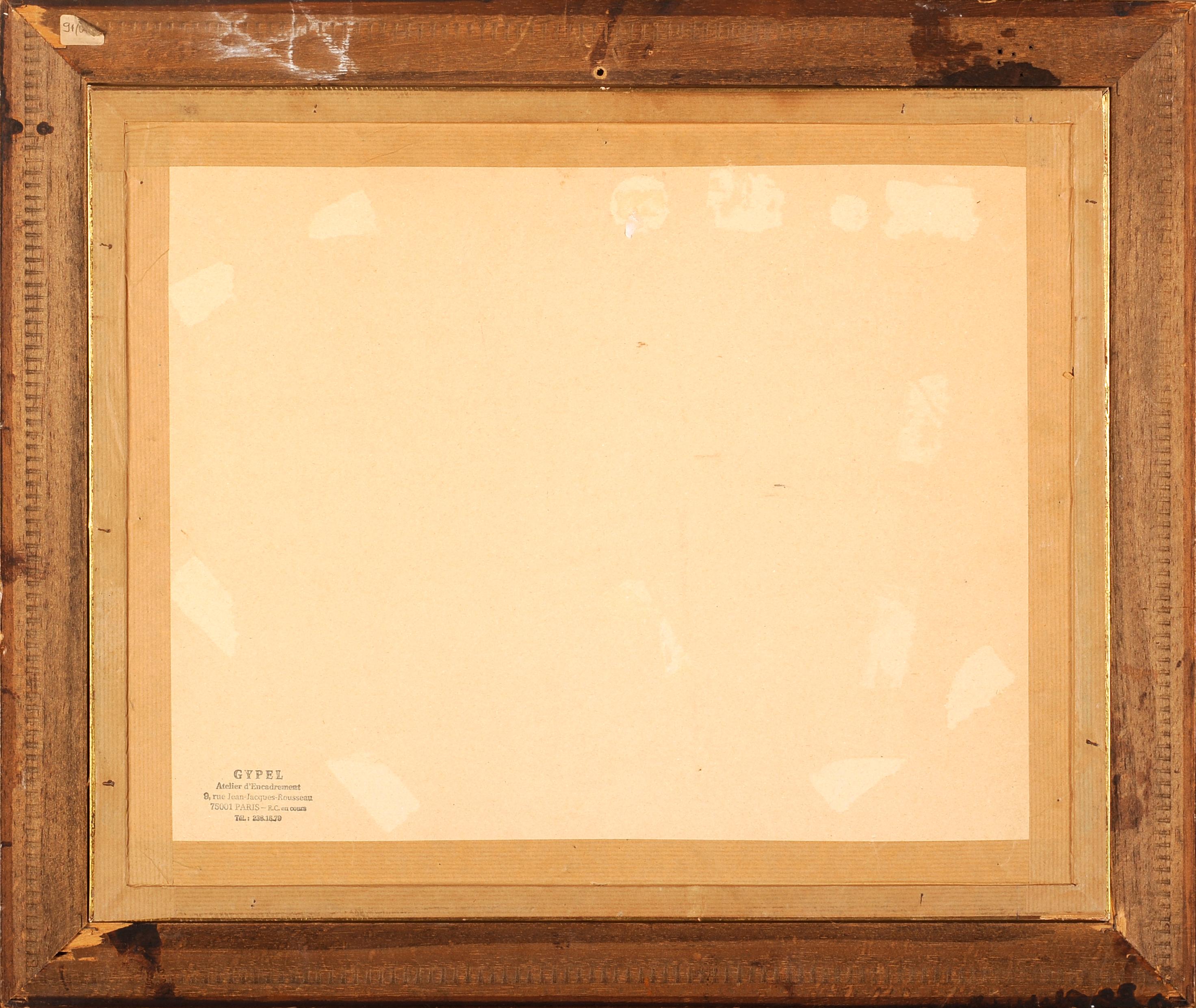 Vue de Caillac dans le département du Lot - Marron Figurative Painting par Joseph Lépine