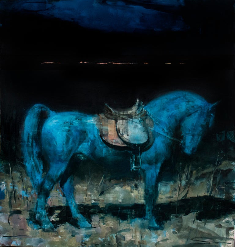 Joseph Adolphe Animal Painting - Equus no. 15