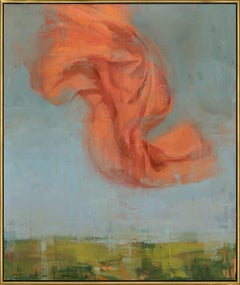 "The Signal" Contemporary Abstract Landscape Oil on Canvas