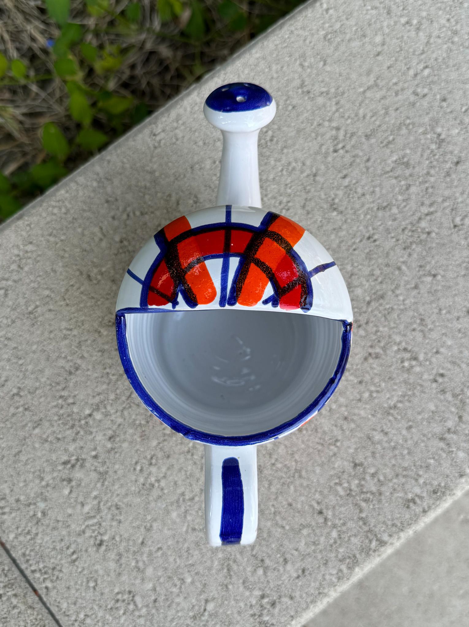 I. Magnin Vaso in ceramica a forma di Can, Italia, 1960 ca. in vendita 2