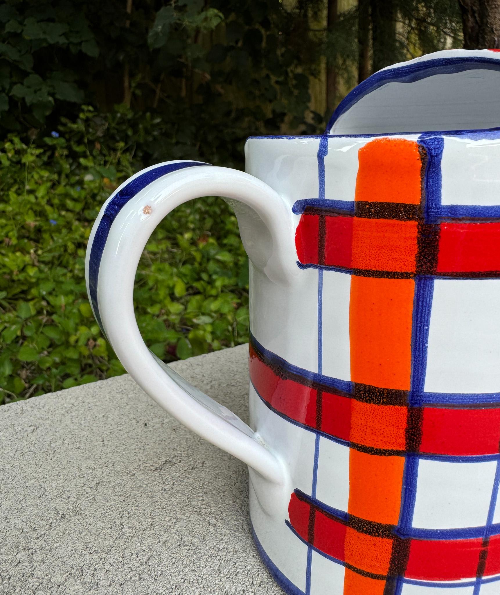 Italiano I. Magnin Vaso in ceramica a forma di Can, Italia, 1960 ca. in vendita