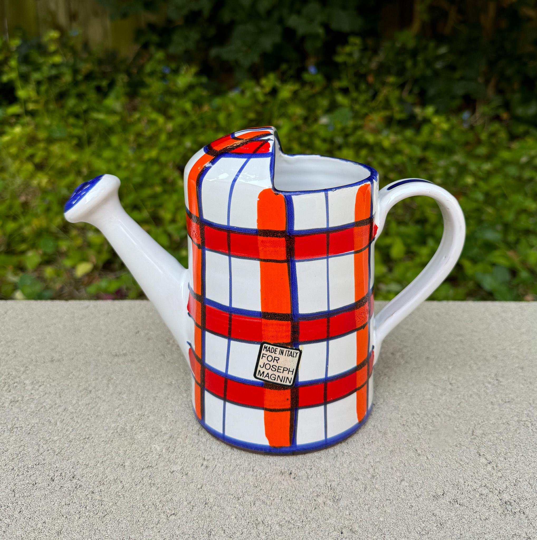 Smaltato I. Magnin Vaso in ceramica a forma di Can, Italia, 1960 ca. in vendita