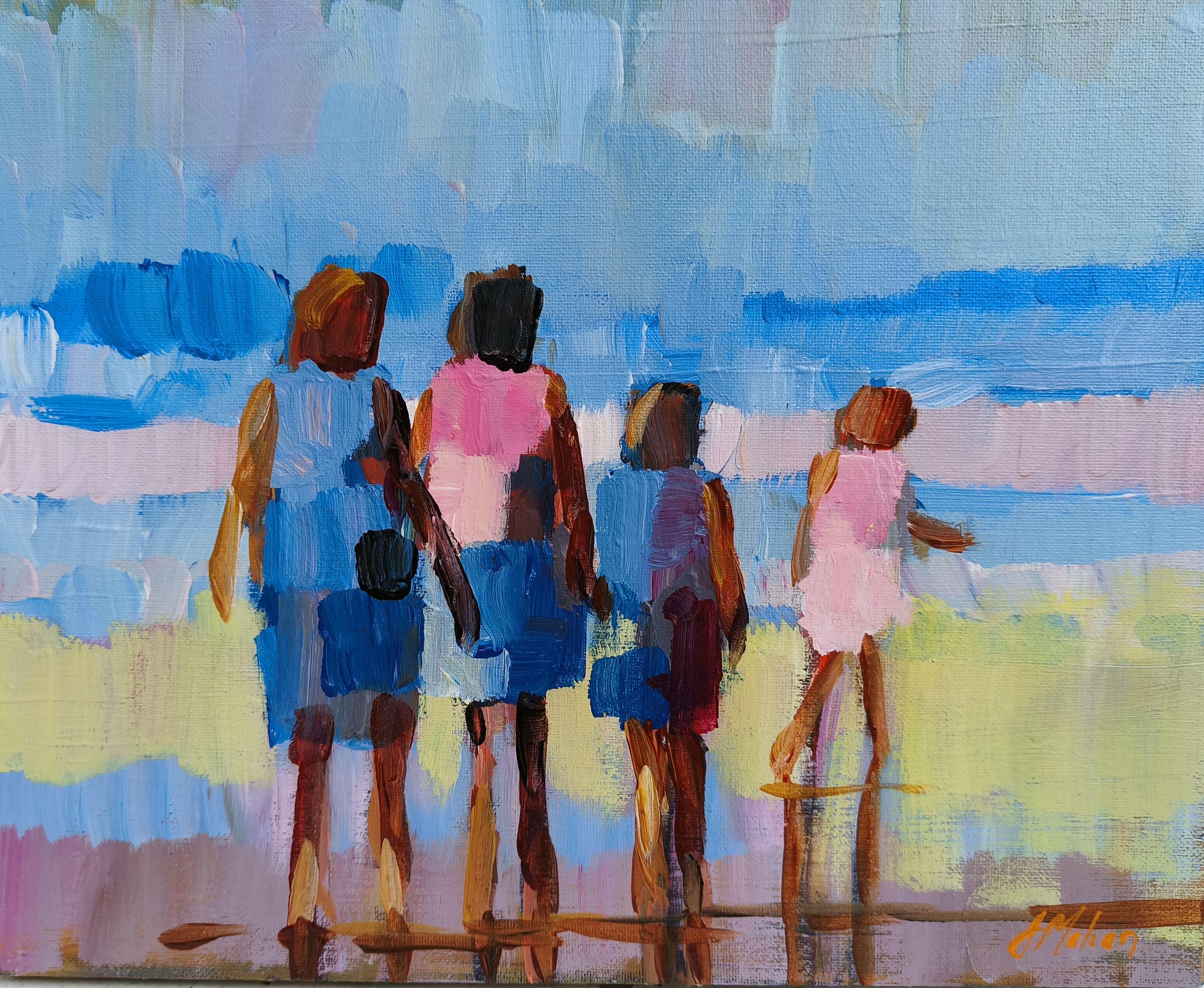 Familia 3, Pintura, Acrílico sobre Otro - Painting de Joseph Mahon