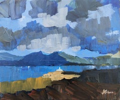 Coast and sea 4, Painting, Acrylic on Canvas