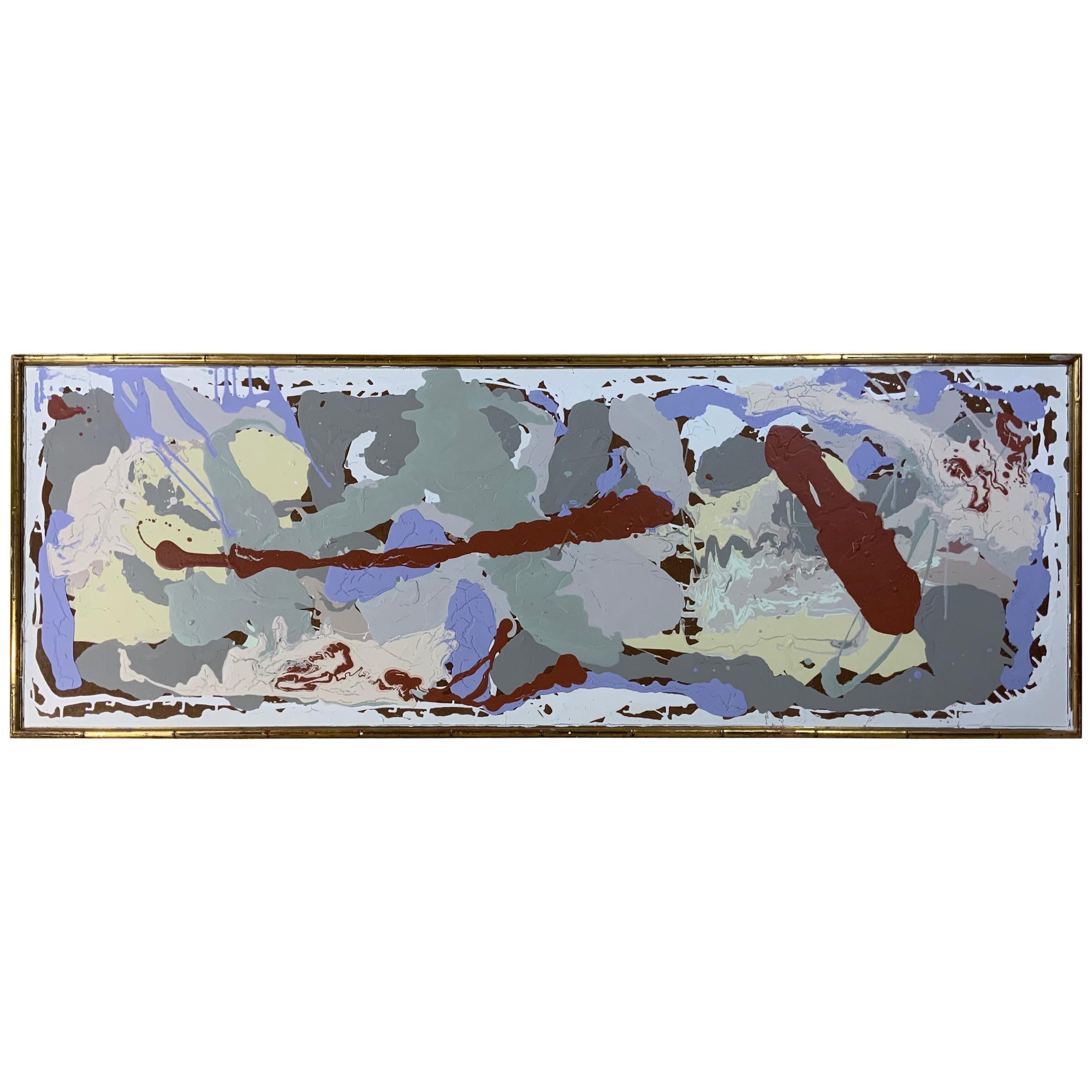 view latérale de Joseph Malekan 1 - Technique mixte abstraite en vente