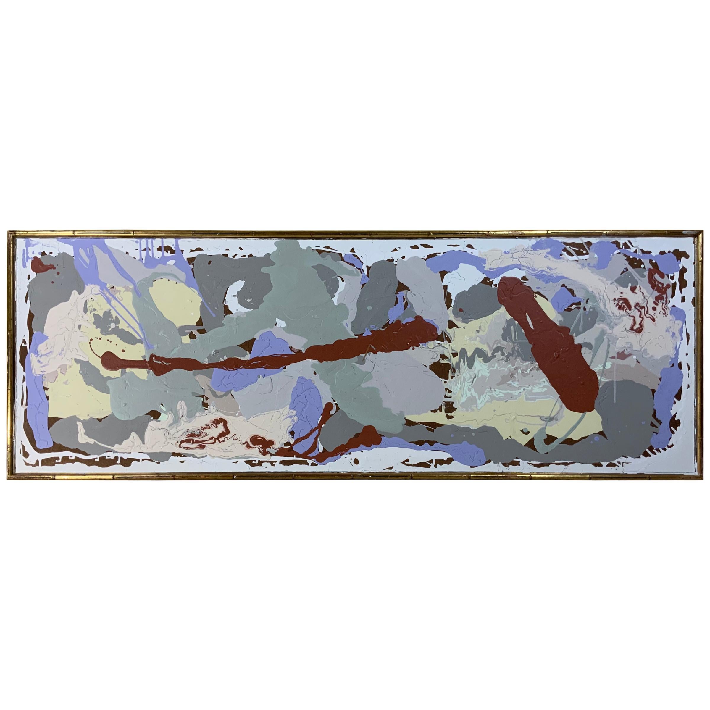 Joseph Malekan " Sideview 1 Técnica mixta abstracta