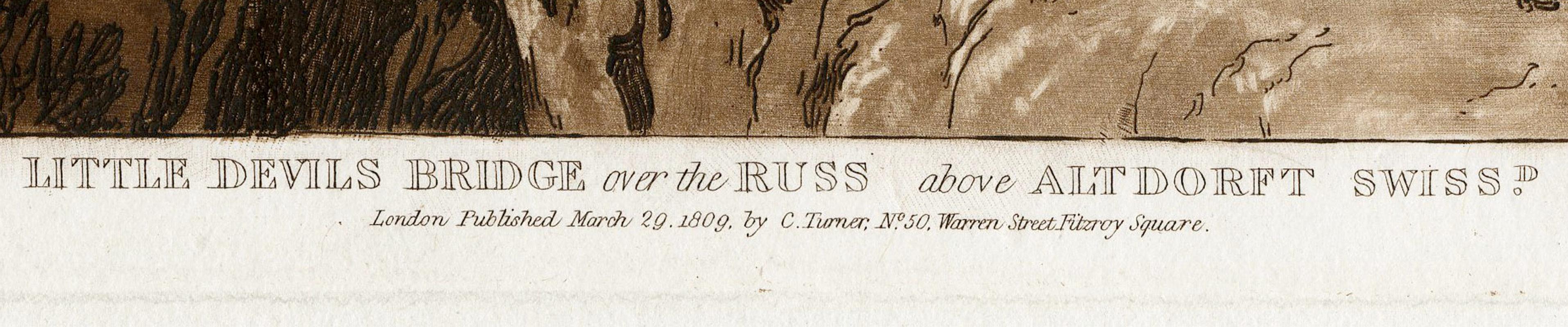 Puente de los Diablillos sobre el Russ, por encima del Alt Dorft suizo en venta 2