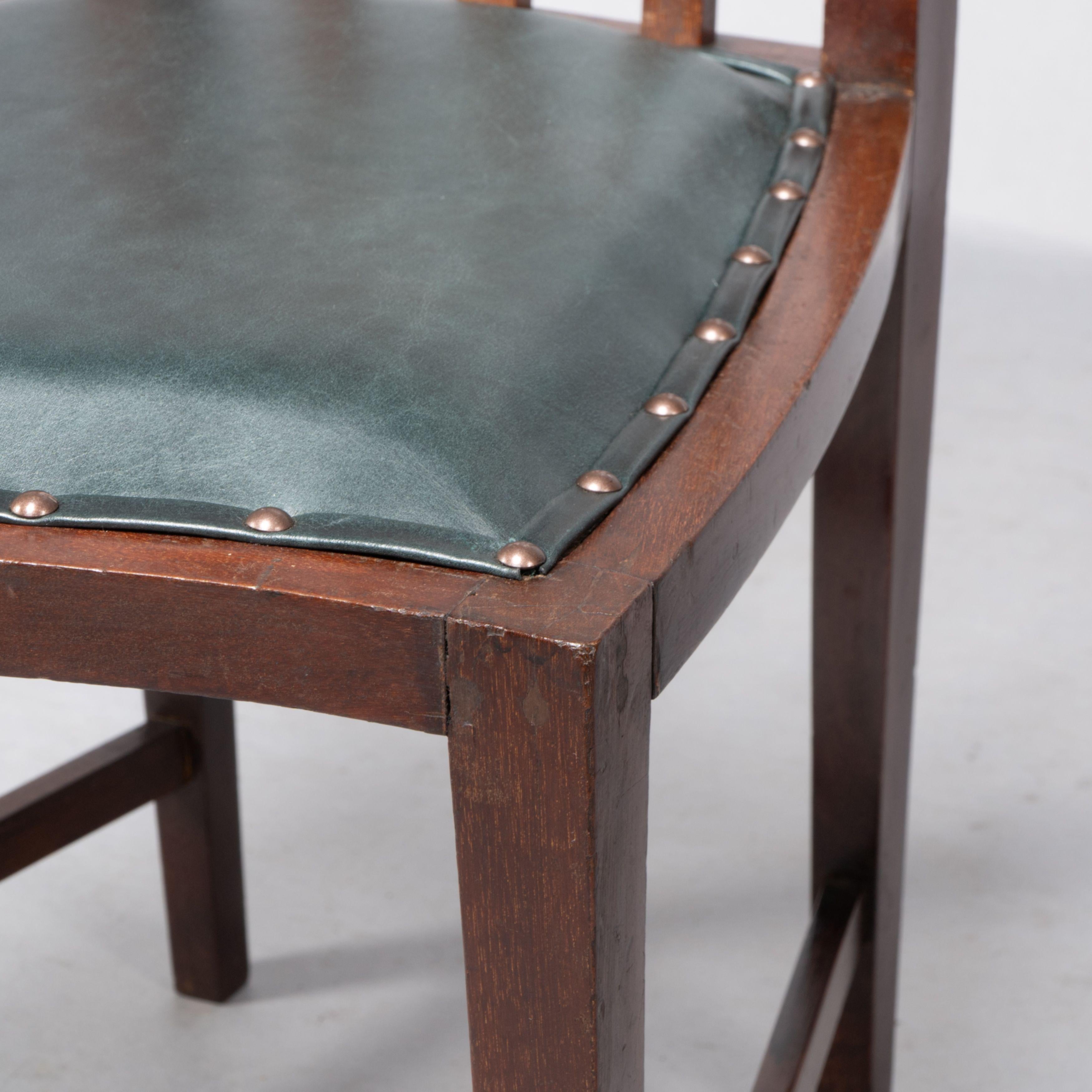 Attribué à Joseph Maria Olbrich. Chaise d'appoint en marqueterie Art Nouveau. en vente 5