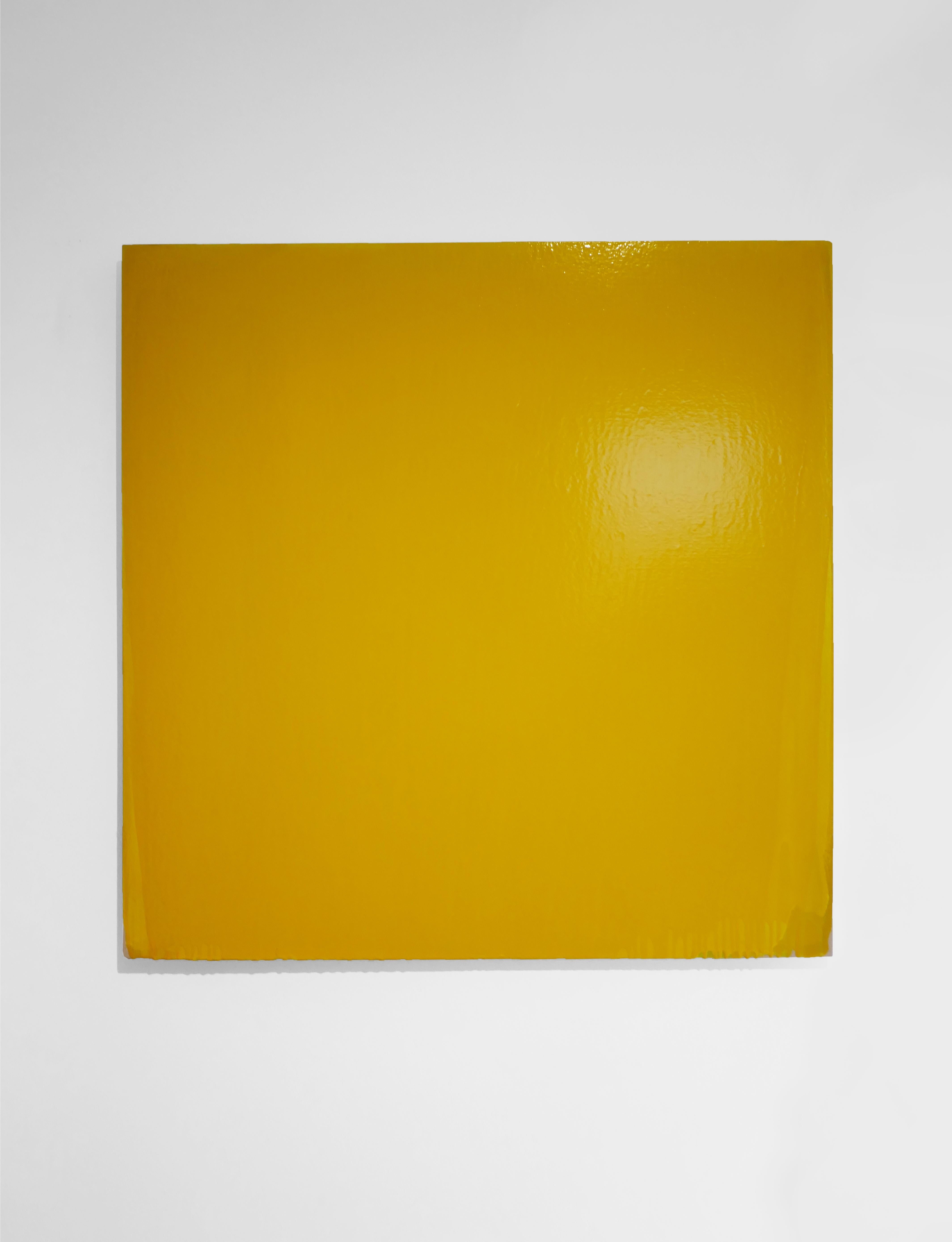 Joseph Marioni Abstract Painting - Yellow Painting