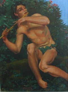 The Young Shepherd with Pan Pipe