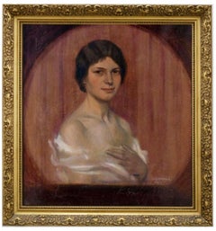 Joseph Matare (1880-1966) - 1918 Öl, Frau im Rampenlicht