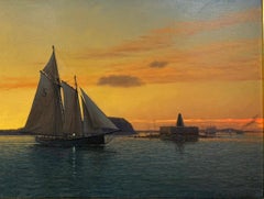 “Sunset Sail, Nixes Mate, Boston Harbor”