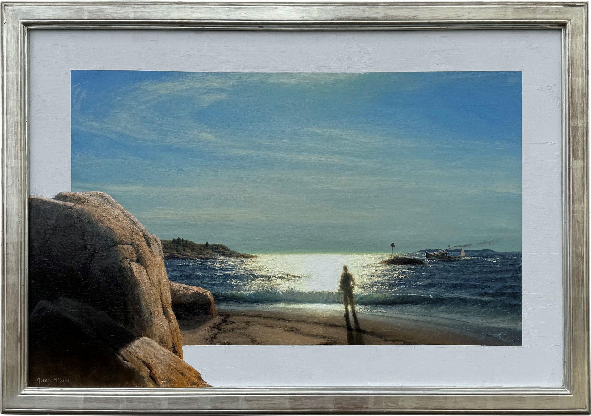 The Lights on the Sea – Painting von Joseph McGurl