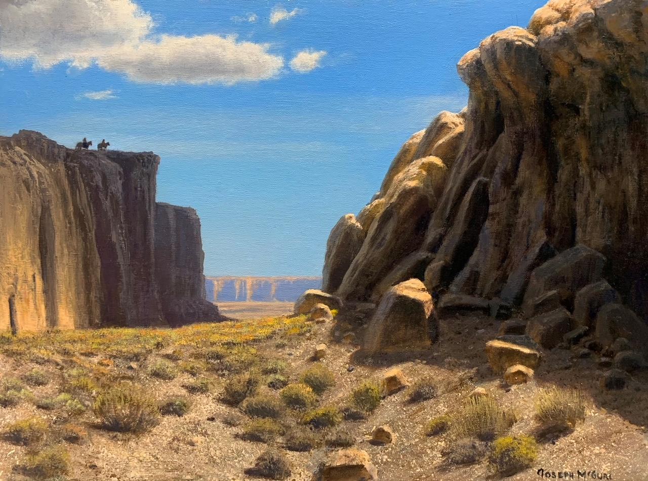 La Sombra Fundida - Painting de Joseph McGurl