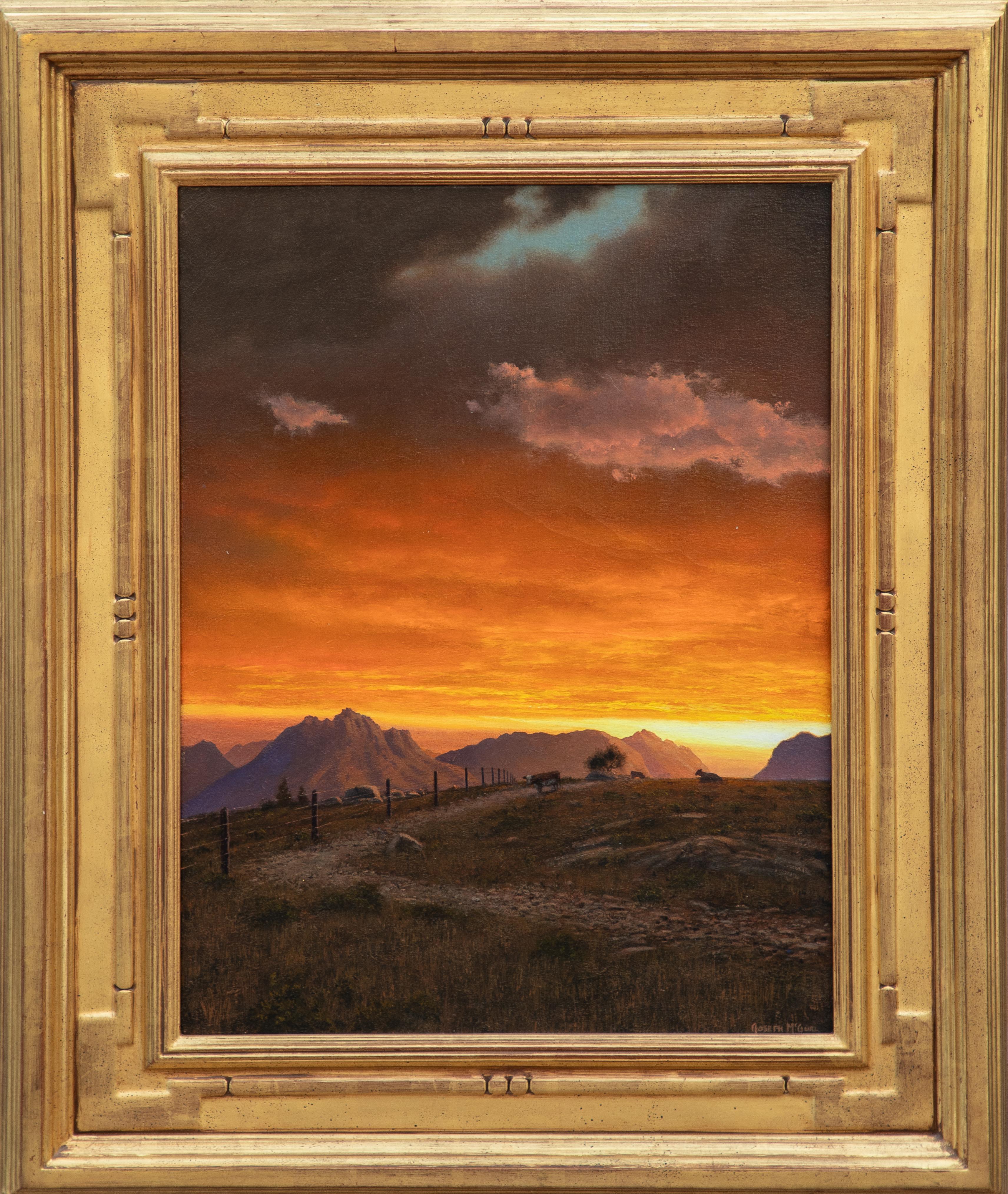 Landscape Painting di Joseph McGurl - Il sentiero porta a ovest