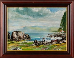 Oil Painting of the North Rocky Coastline of Ireland by Northern Irish Artist